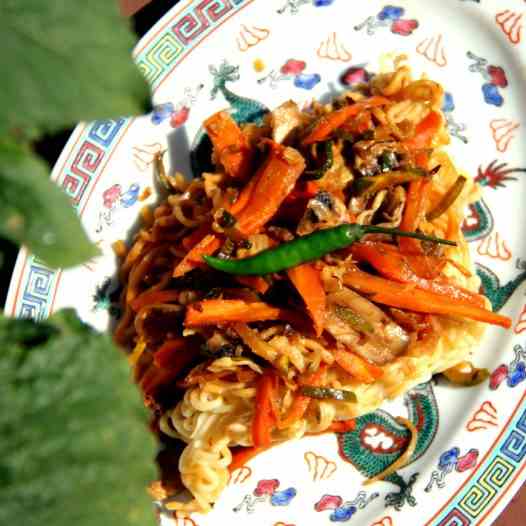 Chinese fried Noodles from Andrea