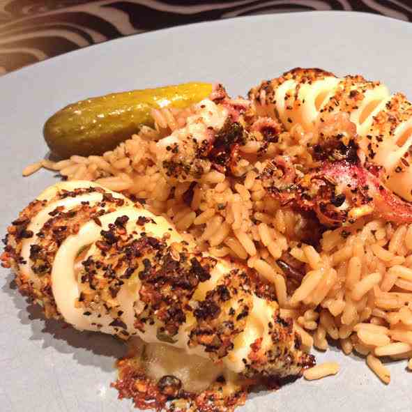 Broiled Squid with Montreal Steak Spice