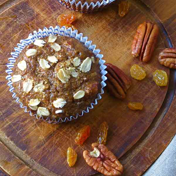 fruit and nut bran muffins