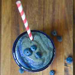 Blueberry Avocado and Spinach Smoothie