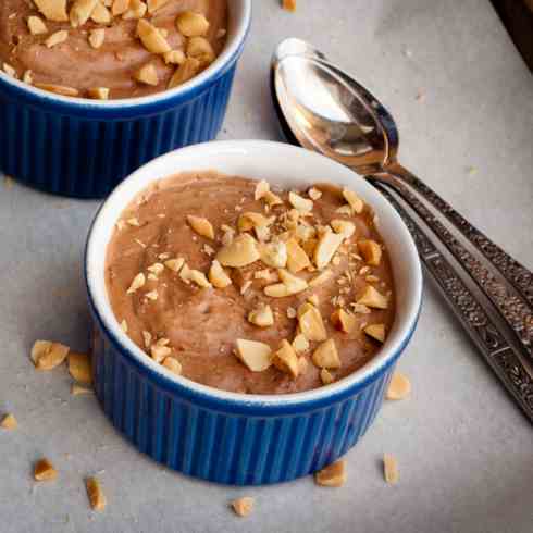 Chocolate peanut butter mousse