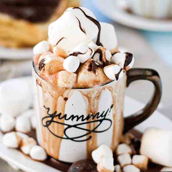 Spiked Nutella Hot Cocoa