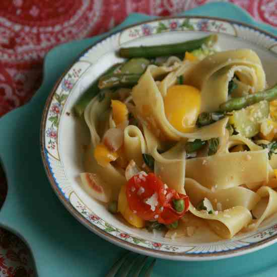 Spring Vegetable Papparadelle