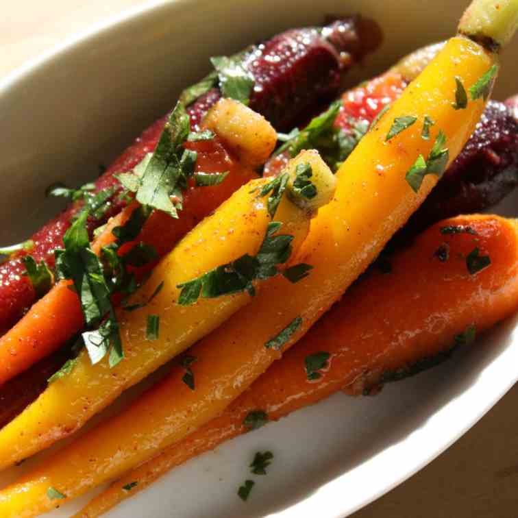 Moroccan Spiced Marinated Carrots