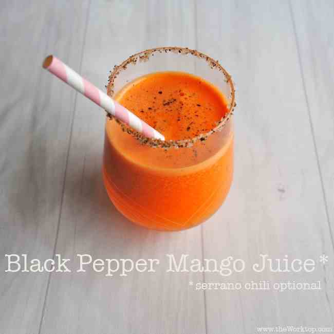Black Pepper Mango Juice