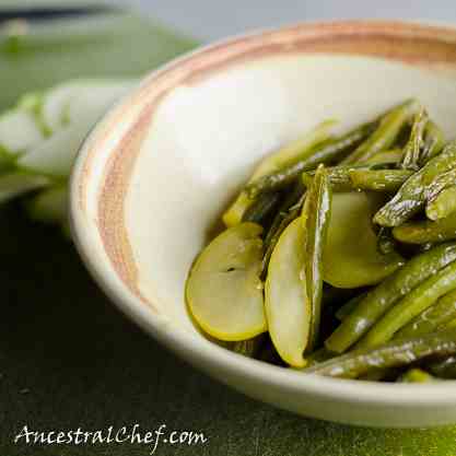 Green Beans and Apples - Curry Stir Fry