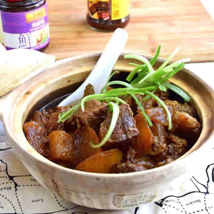 Chinese style beef stew