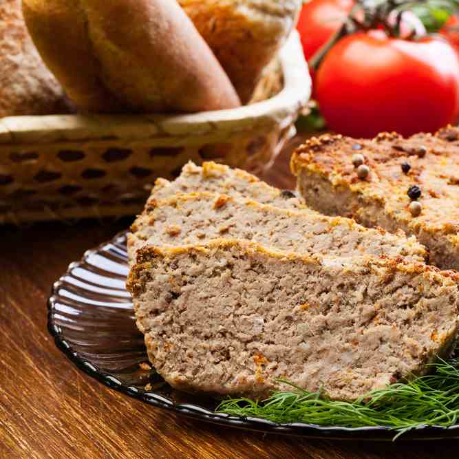 Air Fryer Meatloaf Flavoured With Black Pe