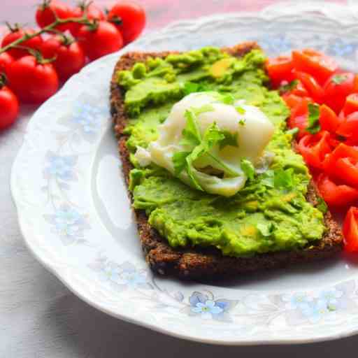 Healthy Avocado - Poached Egg Breakfast