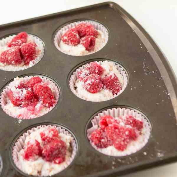 Raspberry Cream Cheese Muffins