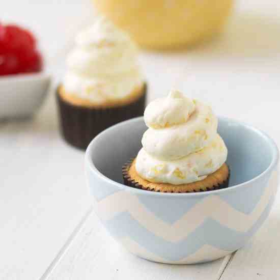 Pineapple Whip Cupcakes