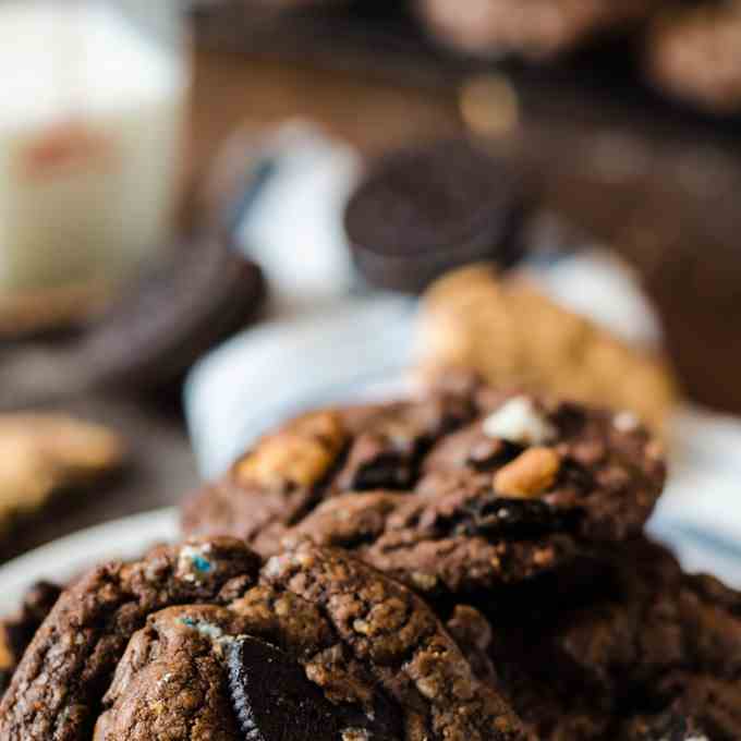 Slutty Brownie Cookies 