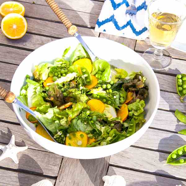 Spring Salad with Lemon Vinaigrette
