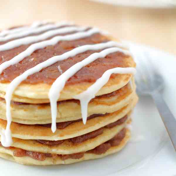 Cinnamon Roll Pancakes