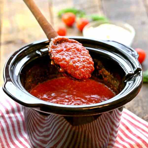 Crockpot Parmesan Marinara