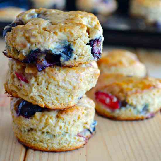 Mixed Berry Biscuits