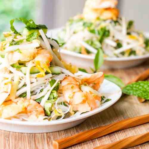 Shrimp Summer Roll Salad