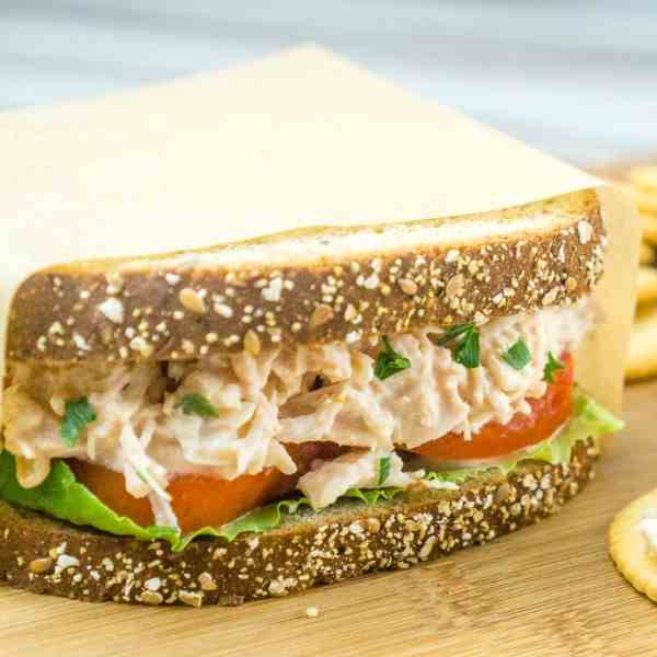 3-Ingredient Chicken Salad Sandwich
