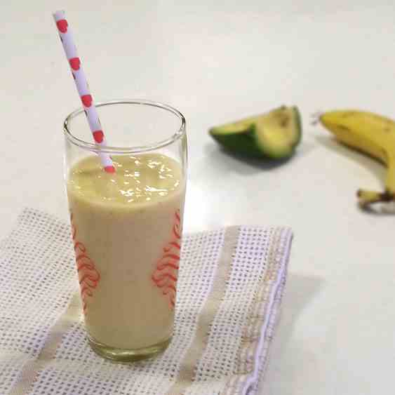 Avocado banana shake