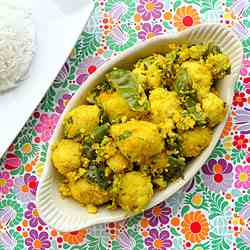 Til Gobhi/ Cauliflower with Sesame Seeds