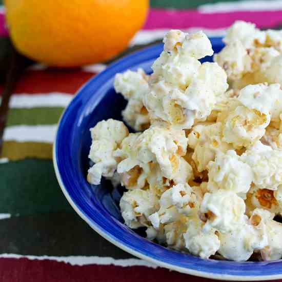 Orange Creamsicle Popcorn