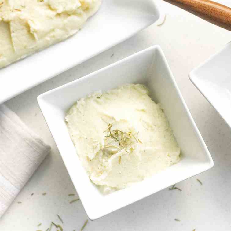 Creamy Garlic Mashed Cauliflower