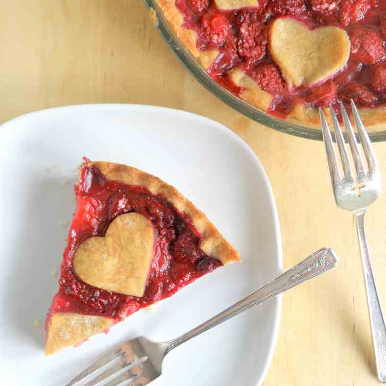Red Berry Pie {Vegan}