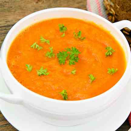 Roasted Carrot Soup [Vegan]