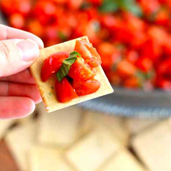Gluten Free Tomato Bruschetta