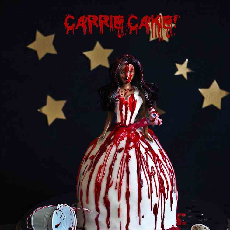 Halloween Dolly Varden Cake 