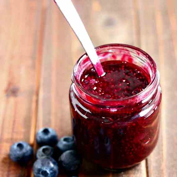 30 Minute Blueberry Chia Jam