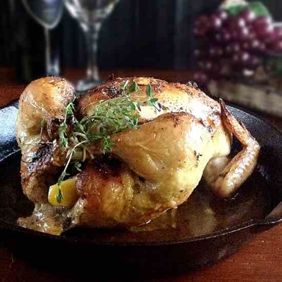 Lemon-Thyme Roast Chicken