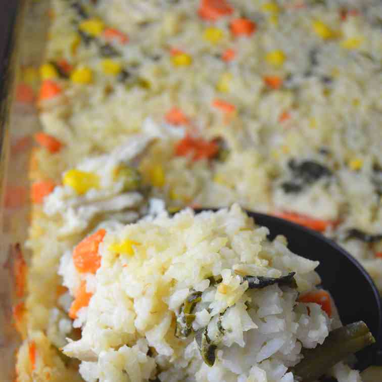 Rice and Vegetable Freezer Casserole