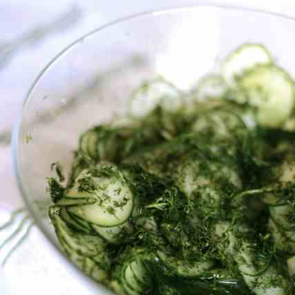 Scandinavian Cucumber Salad