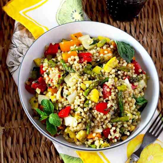 Grilled Vegetables and Couscous Salad