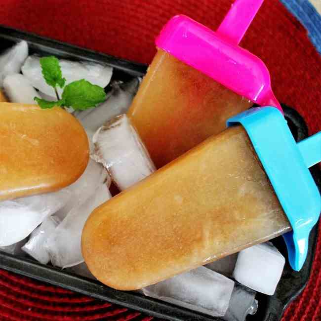 Southern Sweet Tea Popsicles with Mint
