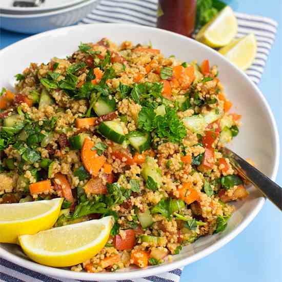 Colourful Tabbouleh Salad - All Vegan