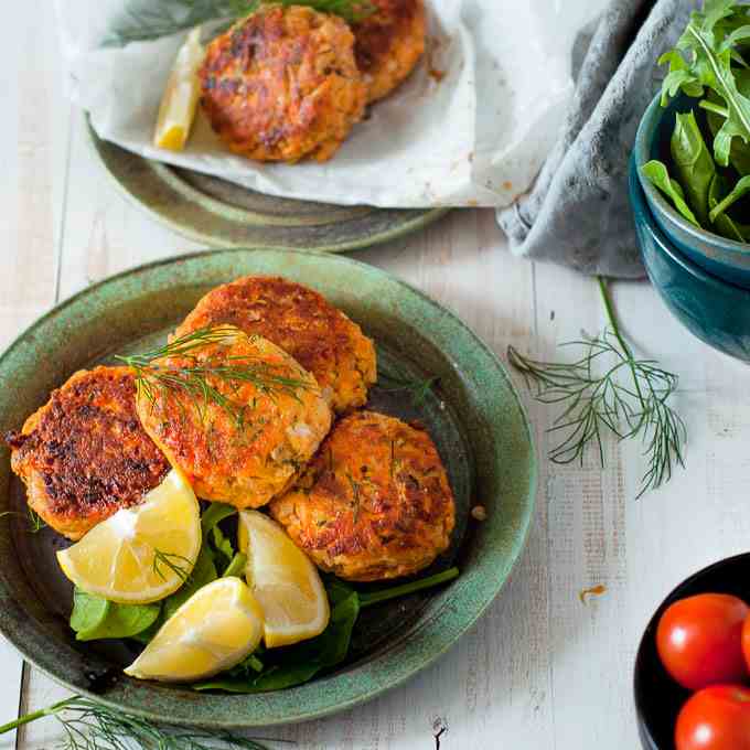 Healthy Salmon Fritters