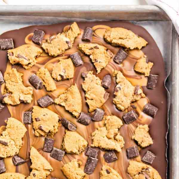 Peanut Butter Chocolate Chip Cookie Bark
