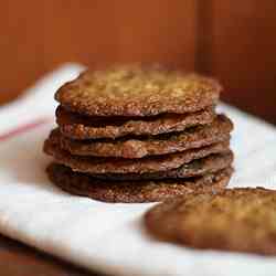 Thin and Crispy Coconut Cookies