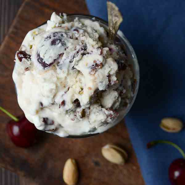 cherry nougat crunch ice cream