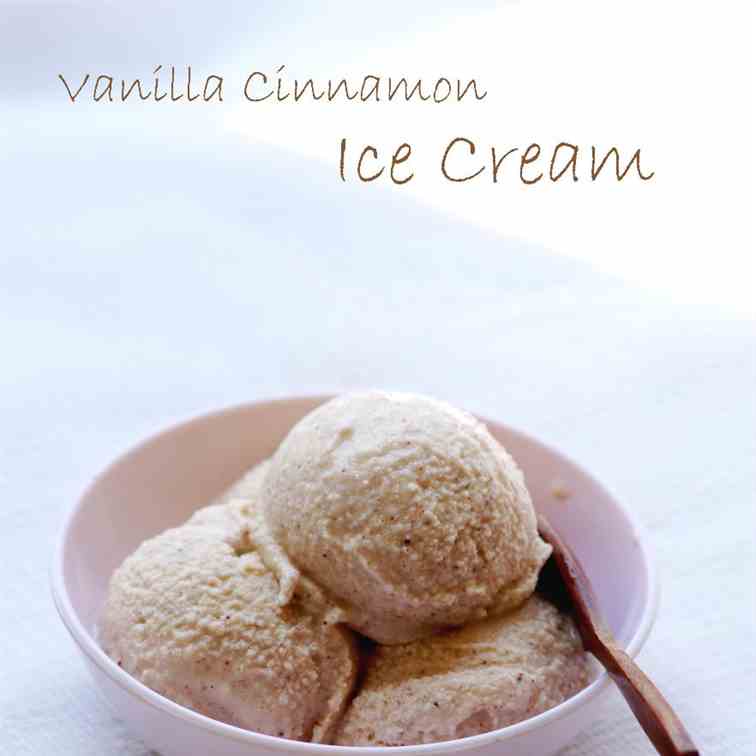 Vanilla Cinnamon Ice  Cream