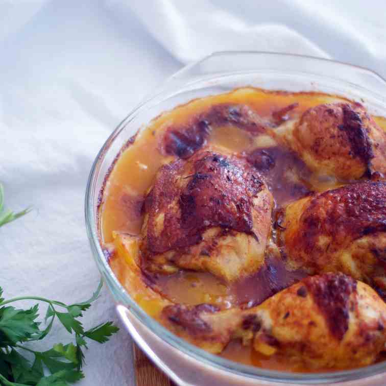 Chicken Casserole With Beans And Potatoes