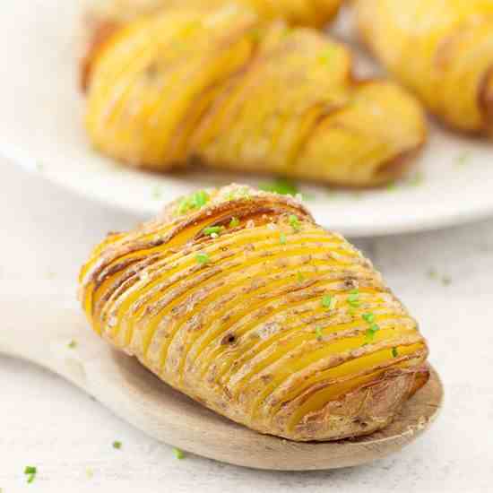 Hasselback potatoes from Stockholm