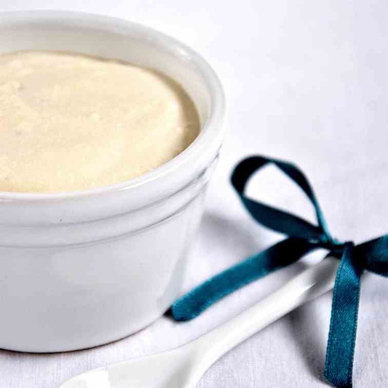 coffee flavored mascarpone mousse