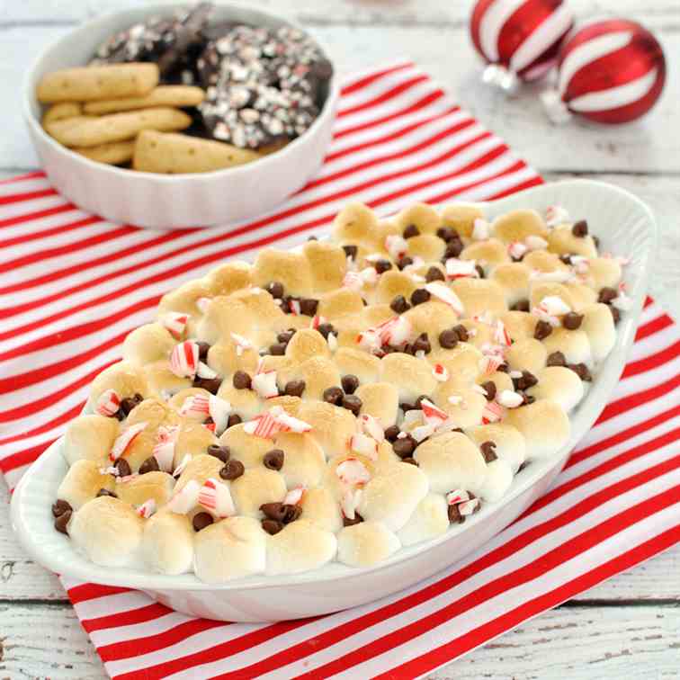 Peppermint S’mores Dip