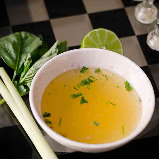 Homemade Thai Chicken Soup