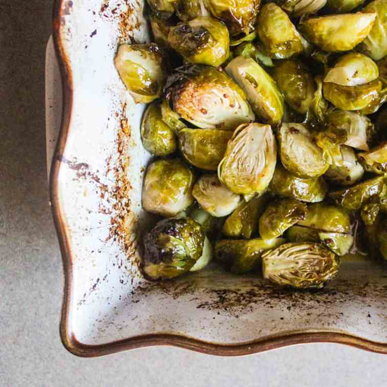 Glazed Brussels Sprouts