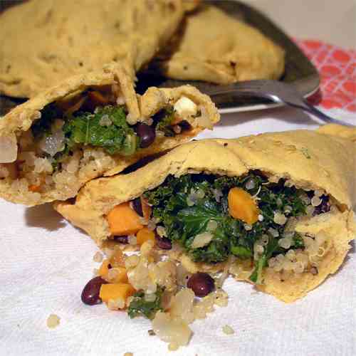 Sweet Potato and Kale Empanadas