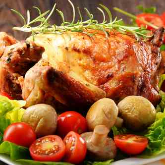 Roasted Chicken with Cherry Tomatoes
